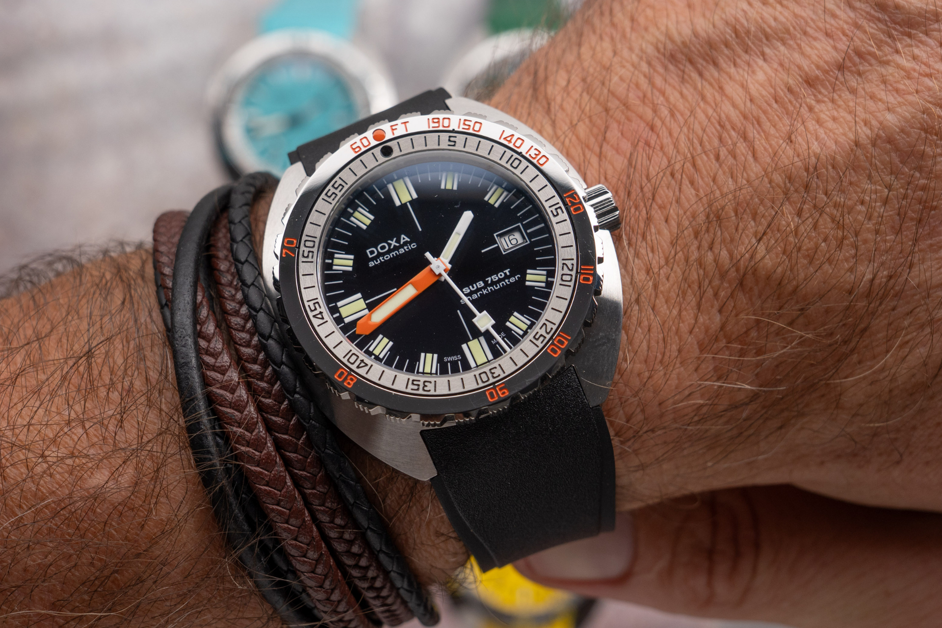 Doxa SUB 750T Sharkhunter Automatic (Black Dial / 45mm)