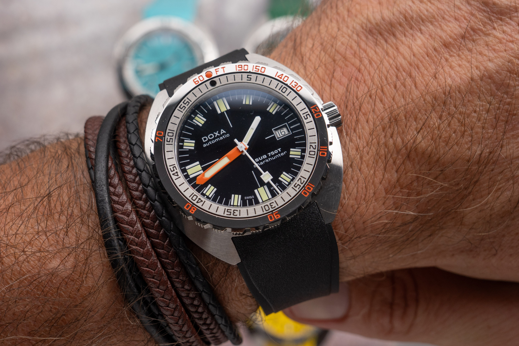 Doxa SUB 750T Sharkhunter Automatic (Black Dial / 45mm)
