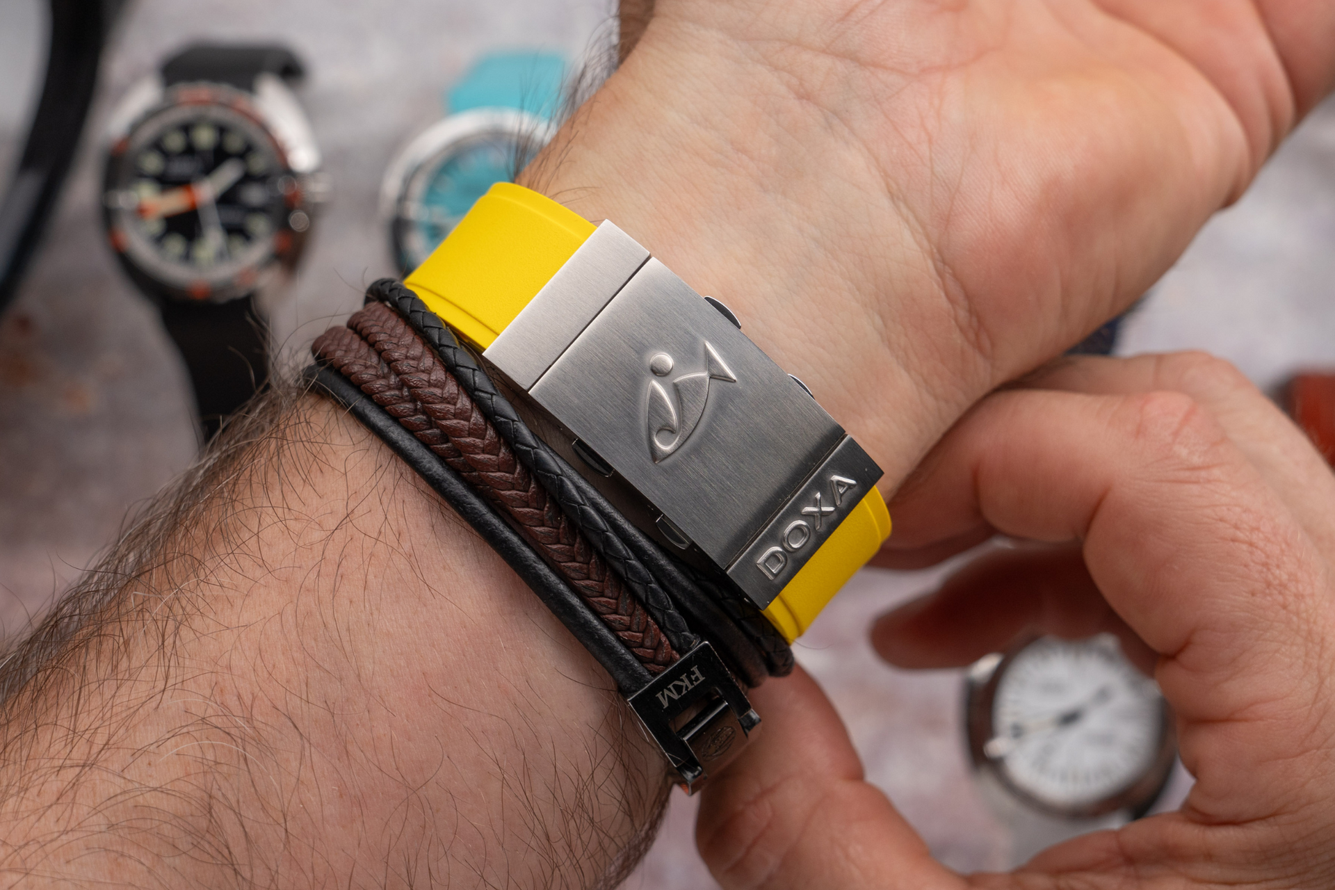 Doxa SUB 750T Divingstar Automatic (Yellow Dial / 45mm)