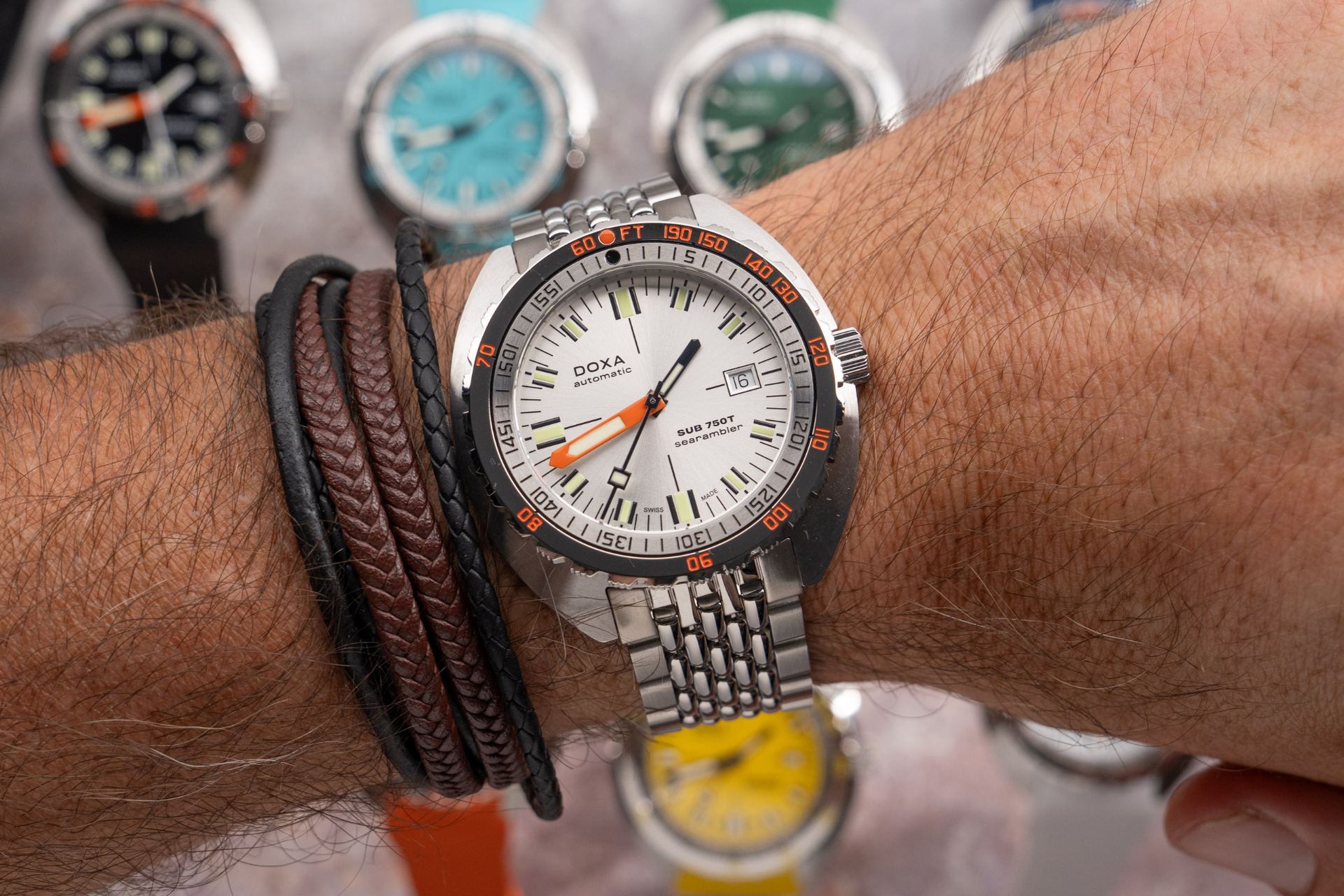 Doxa SUB 750T Searambler Automatic (Silver Dial / 45mm)