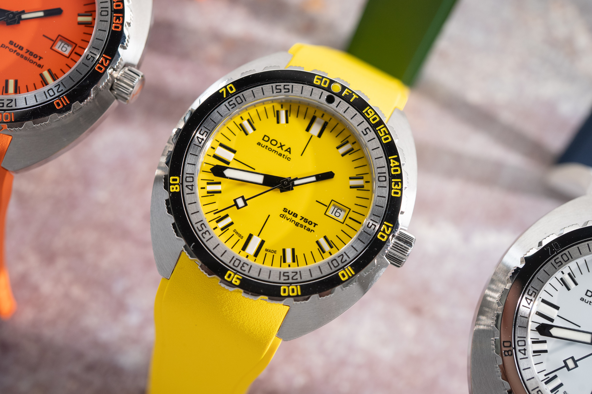 Doxa SUB 750T Divingstar Automatic (Yellow Dial / 45mm)