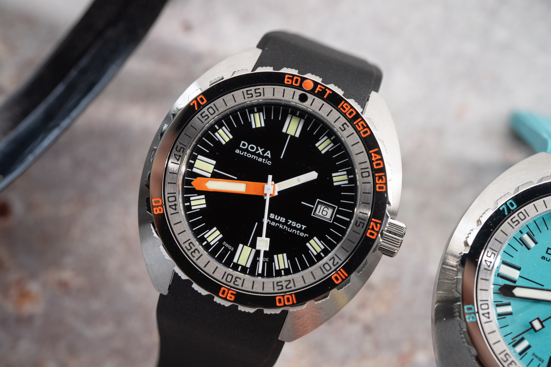 Doxa SUB 750T Sharkhunter Automatic (Black Dial / 45mm)