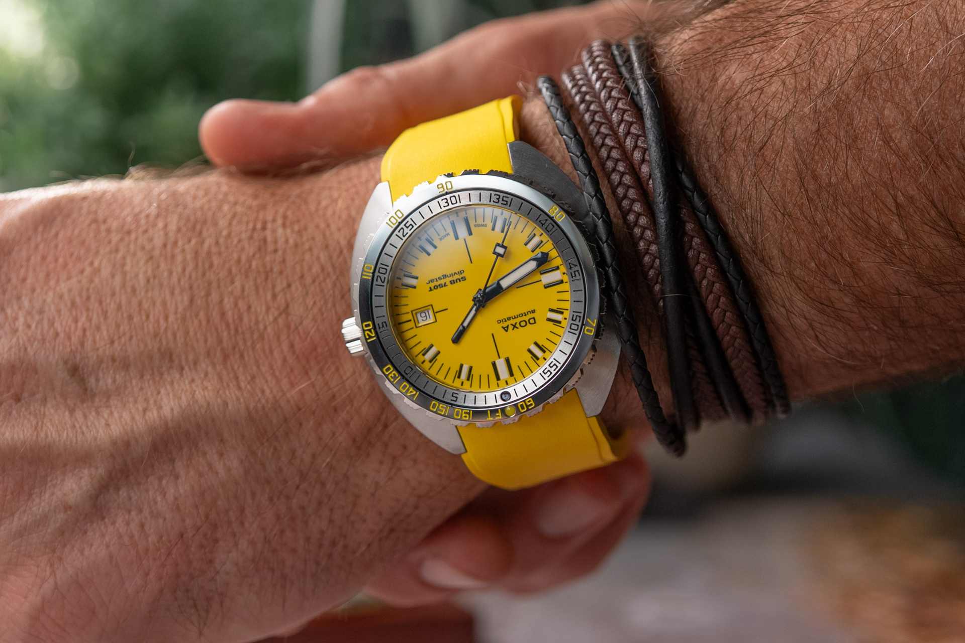 Doxa SUB 750T Divingstar Automatic (Yellow Dial / 45mm)