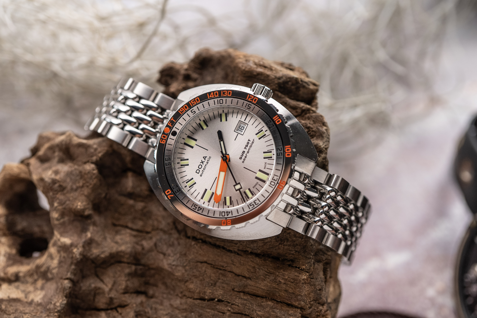Doxa SUB 750T Searambler Automatic (Silver Dial / 45mm)