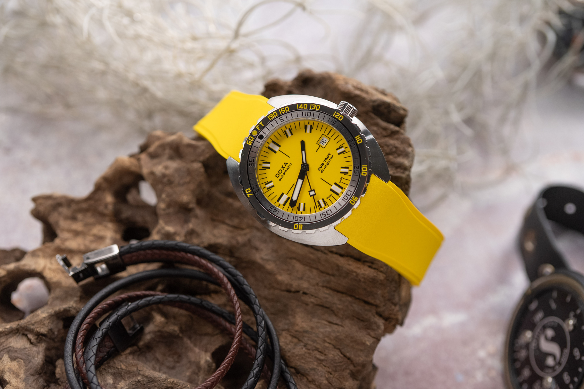 Doxa SUB 750T Divingstar Automatic (Yellow Dial / 45mm)