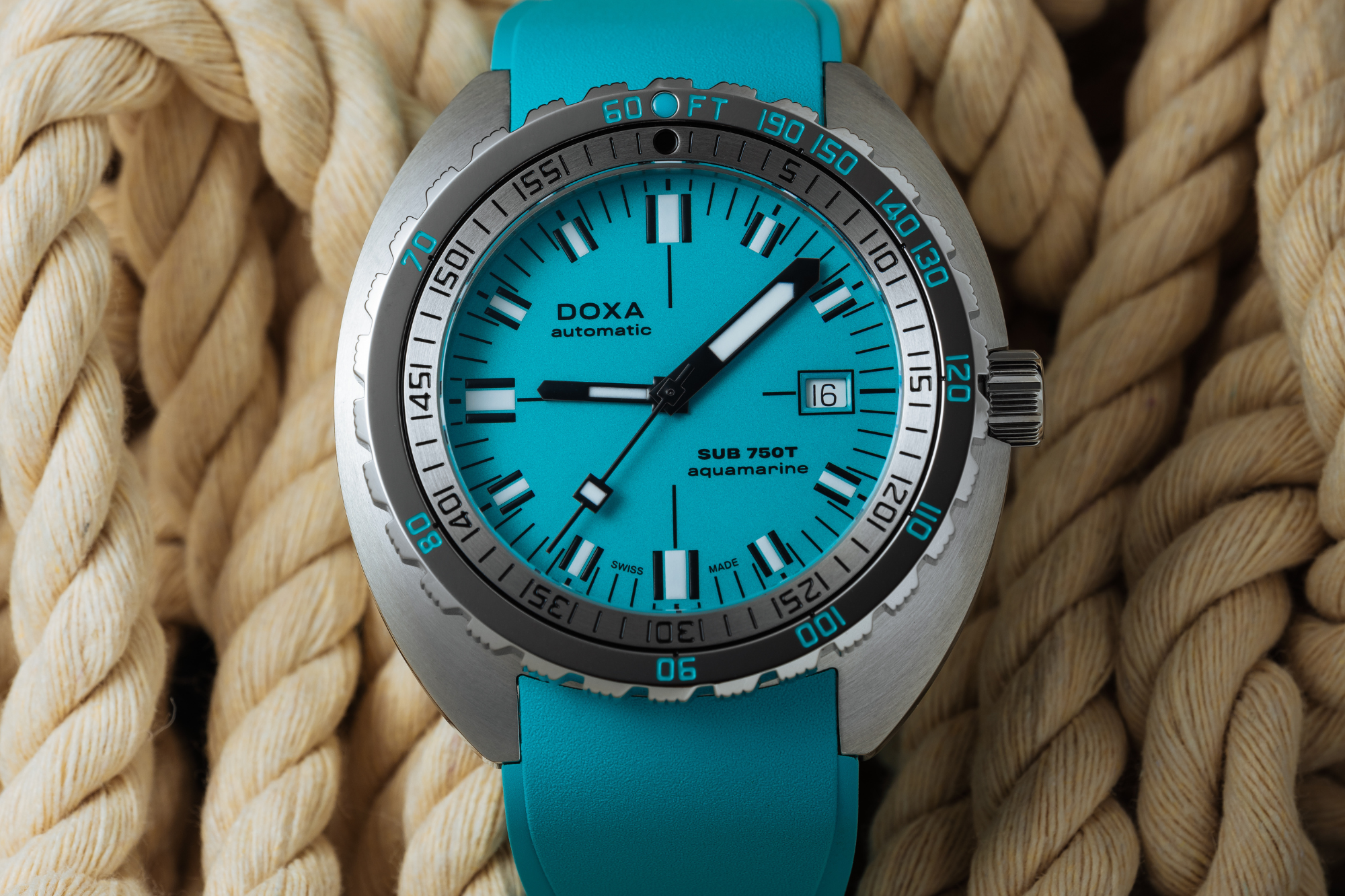 Doxa SUB 750T Aquamarine Automatic (Aquamarine Dial / 45mm)