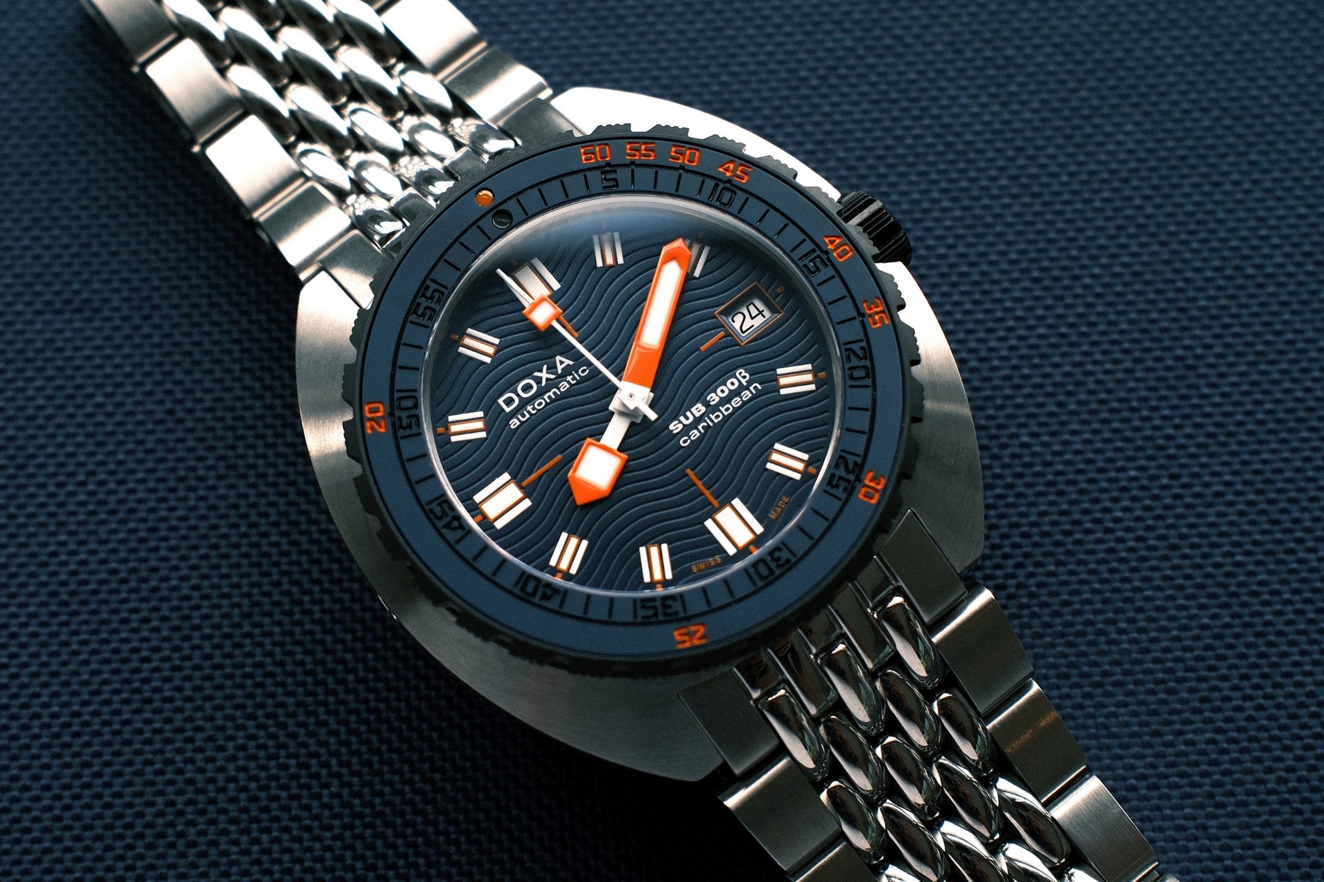 Doxa SUB 300 Beta Caribbean Automatic (Blue Dial / 42.5mm)