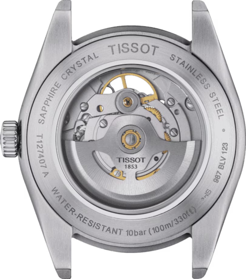 Tissot Gentleman Powermatic 80 Open Heart Automatic (Blue Dial / 40mm)