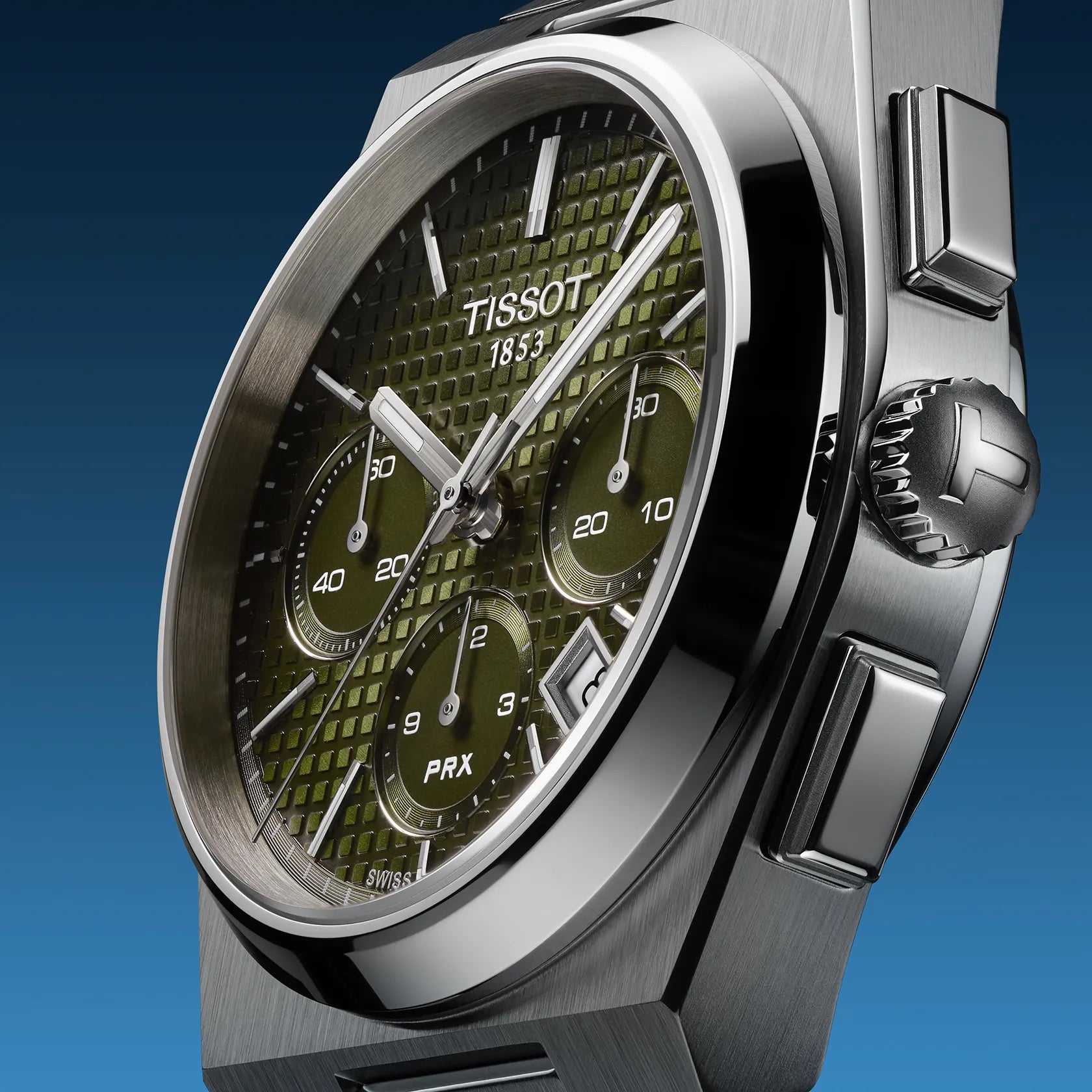 Tissot PRX Automatic Chronograph (Green Dial / 42mm)