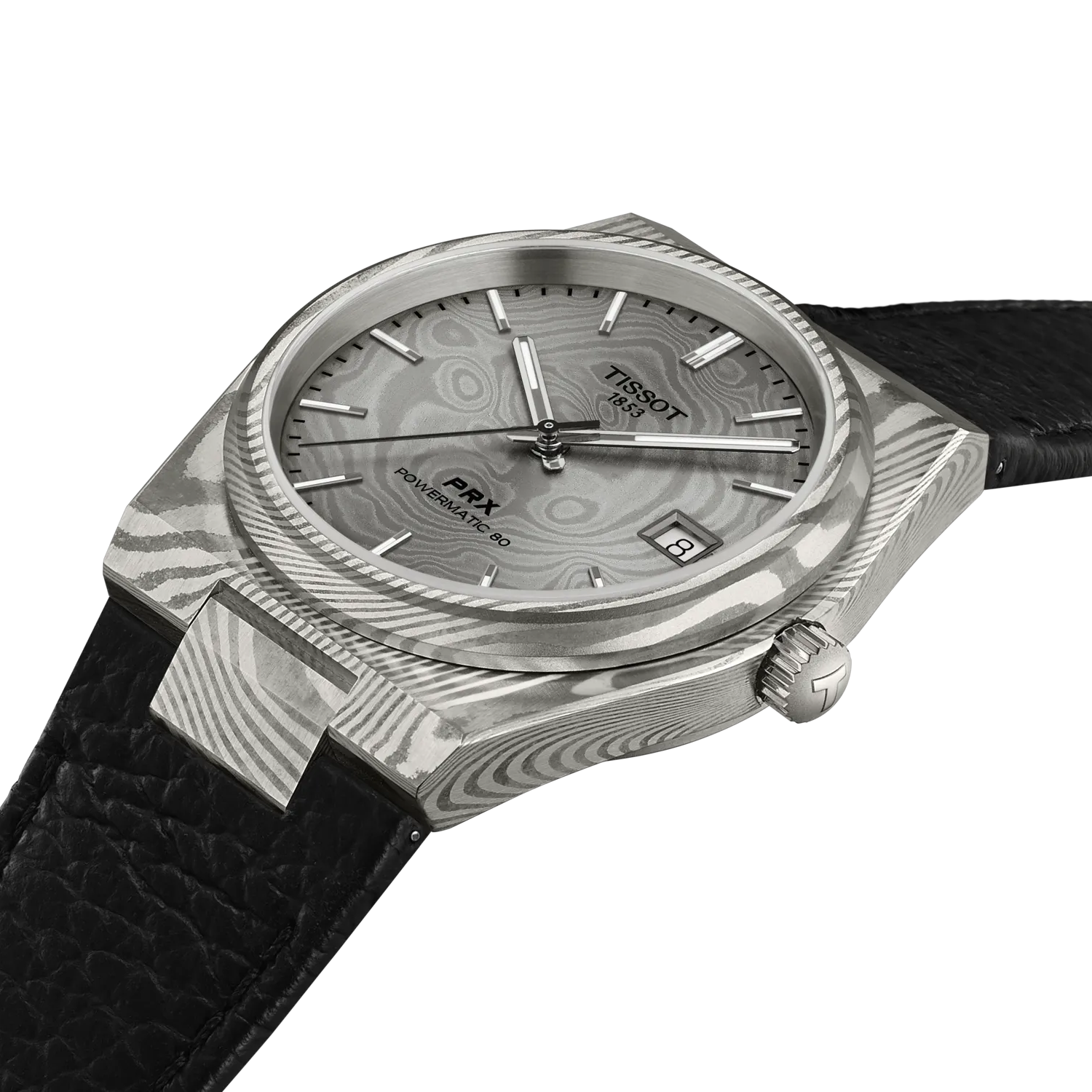 Tissot PRX Damascus Steel (Steel Dial / 38mm)