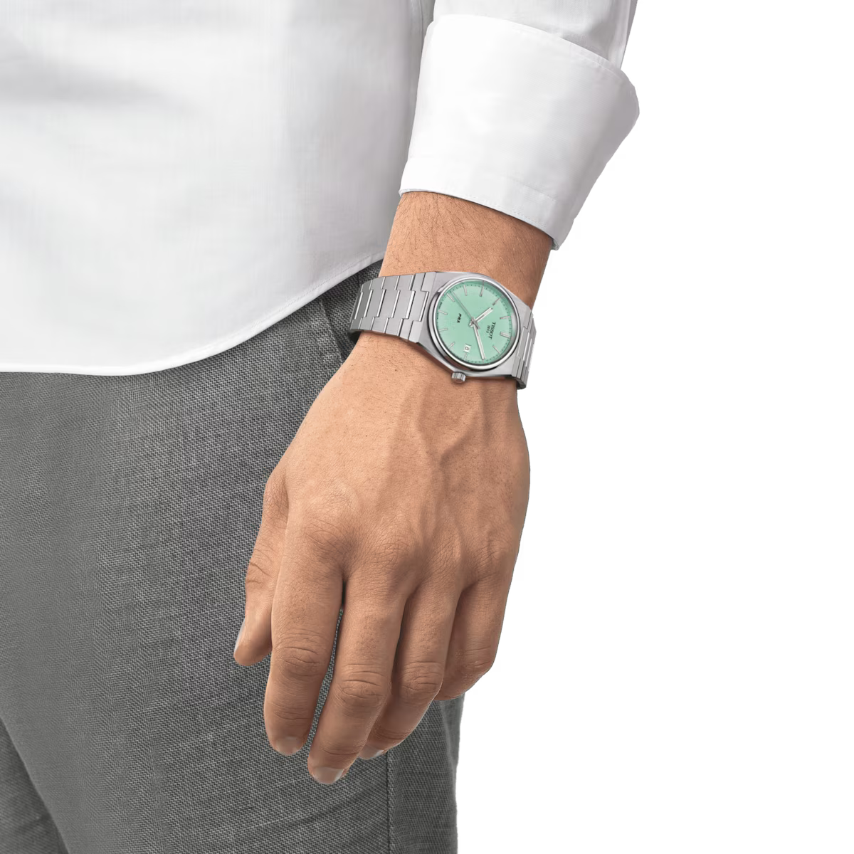 Tissot PRX Quartz Tiffany Blue Dial 40mm Hemsleys Jewellers