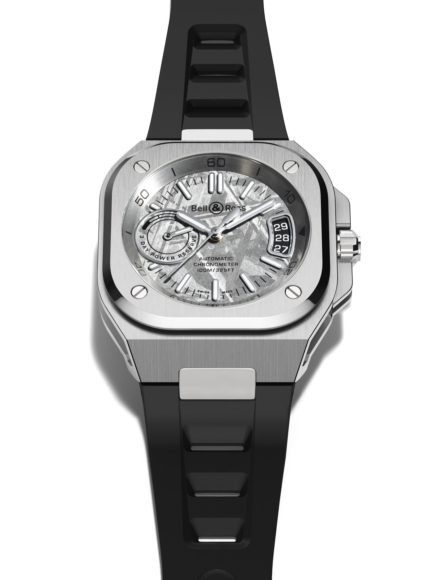 Bell & Ross BR-X5 Meteorite Automatic BRX5R-MTR-ST (Silver Meteorite Dial / 41mm)