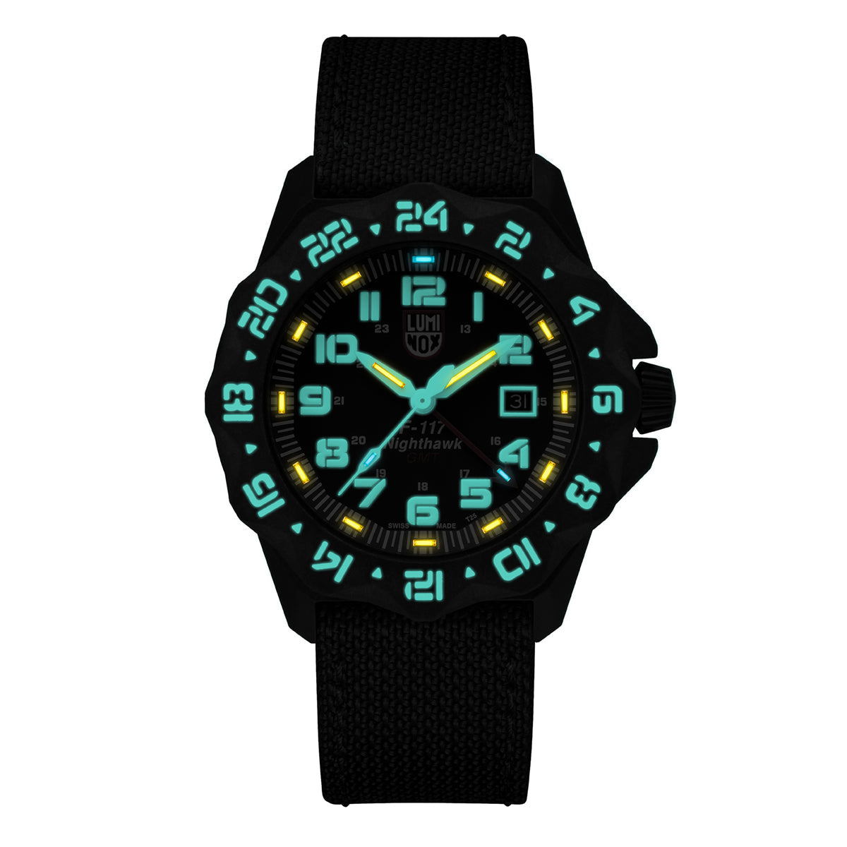F-117 Nighthawk, 44MM - Black Dial