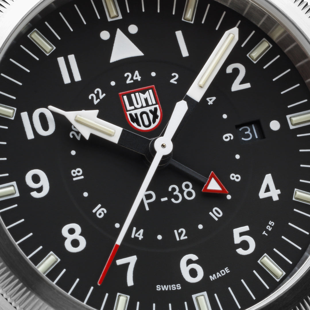 P-38 Lightning, 42MM - Black Dial