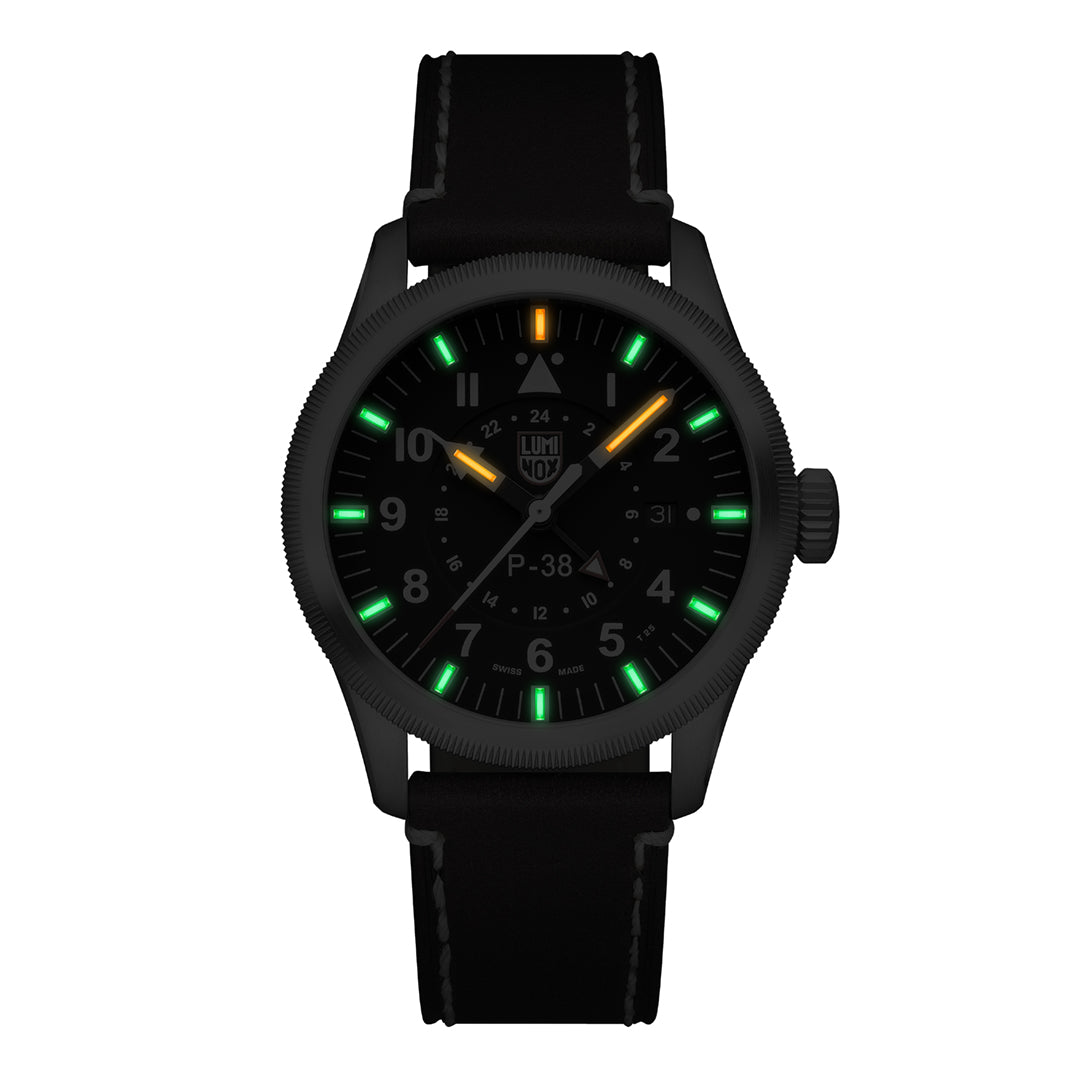 P-38 Lightning, 42MM - Black Dial