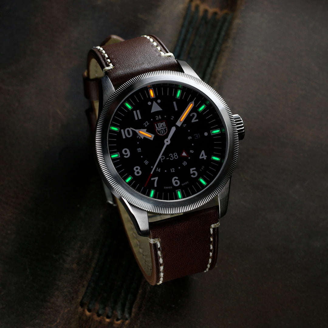 P-38 Lightning, 42MM - Black Dial
