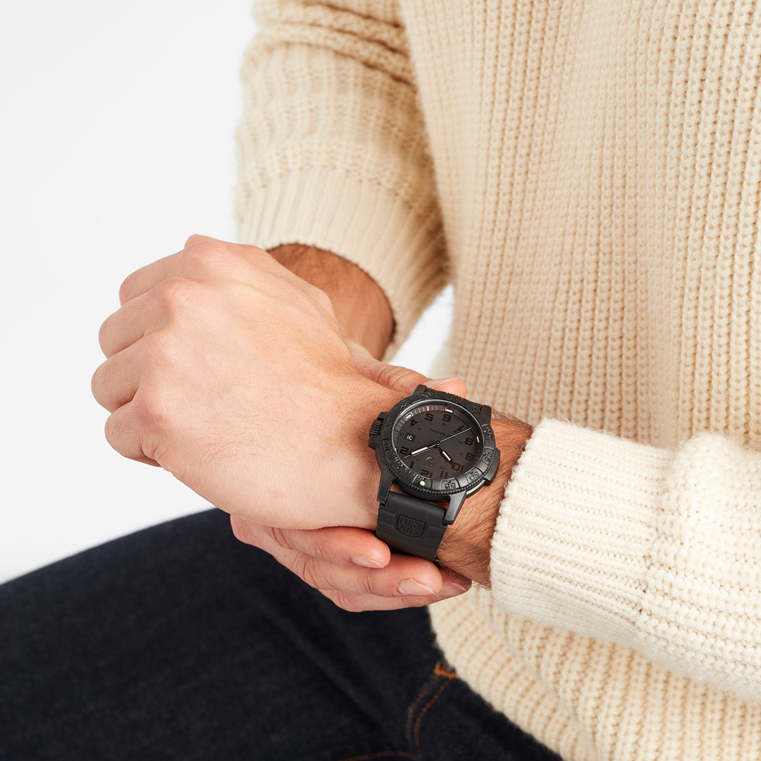 Leatherback SEA Turtle Giant, 44MM - Black Dial (Black-Out)