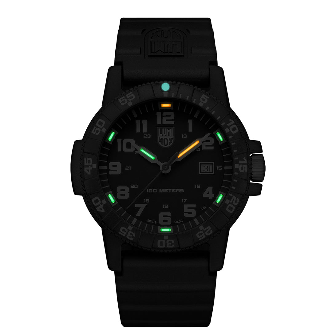 Leatherback SEA Turtle Giant, 44MM - Black Dial (White Markers)