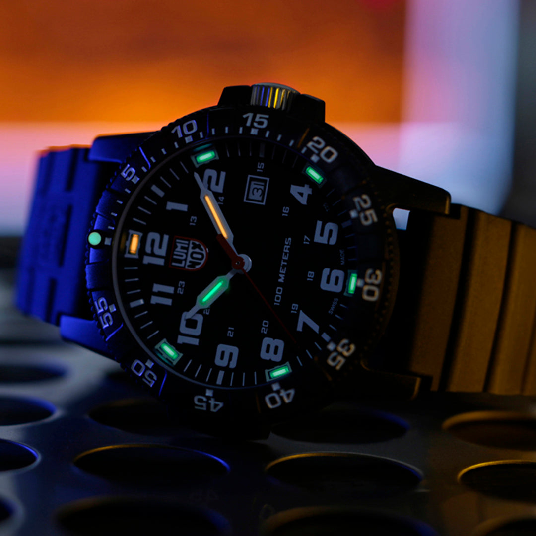 Leatherback SEA Turtle Giant, 44MM - Black Dial (White Markers)