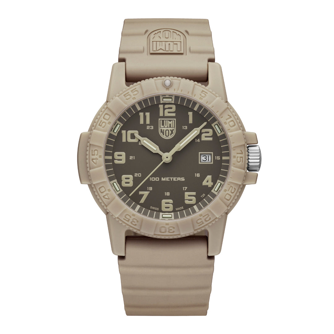 Leatherback SEA Turtle Giant, 44MM - Brown/Sand Dial