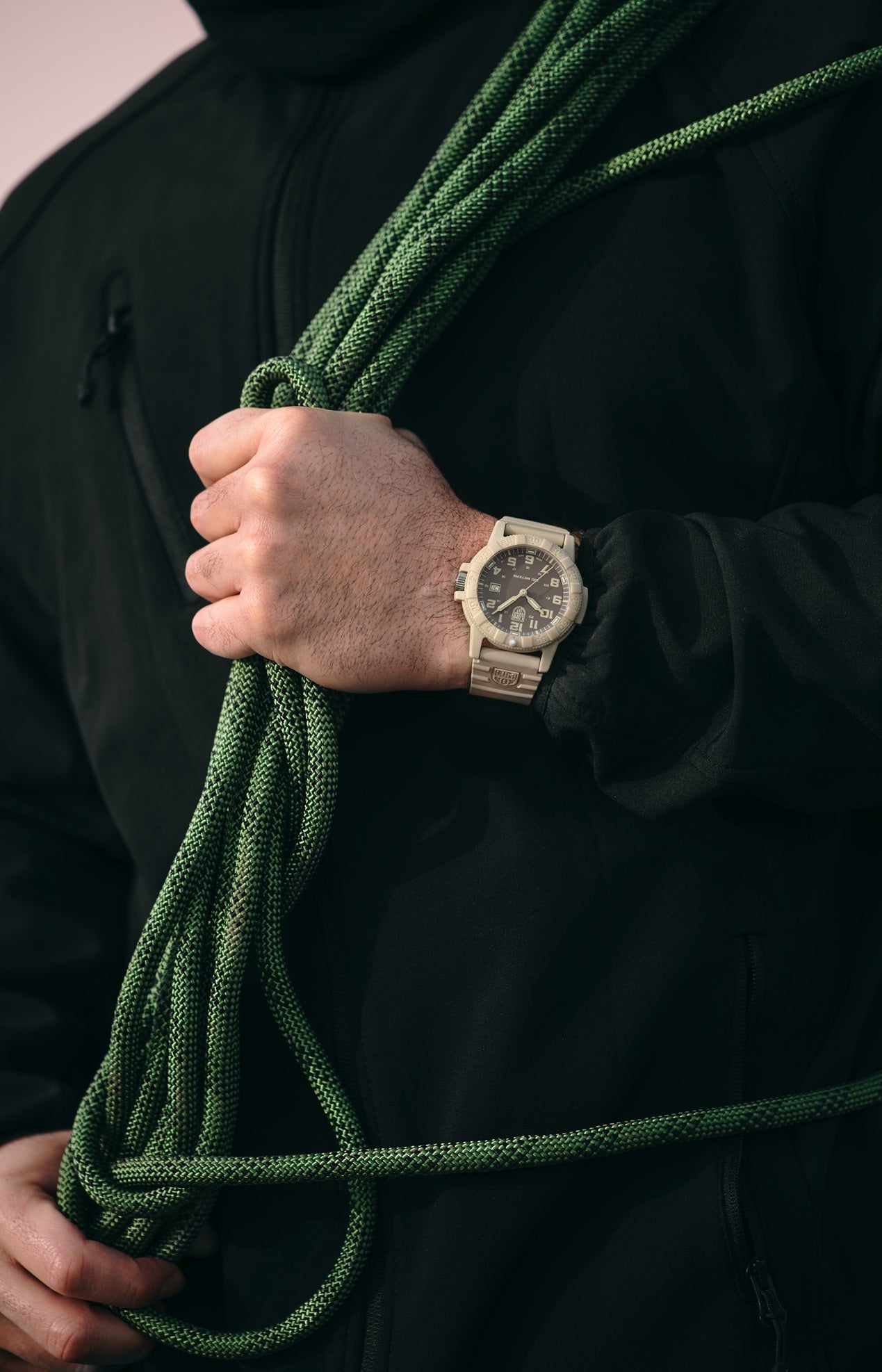 Leatherback SEA Turtle Giant, 44MM - Brown/Sand Dial
