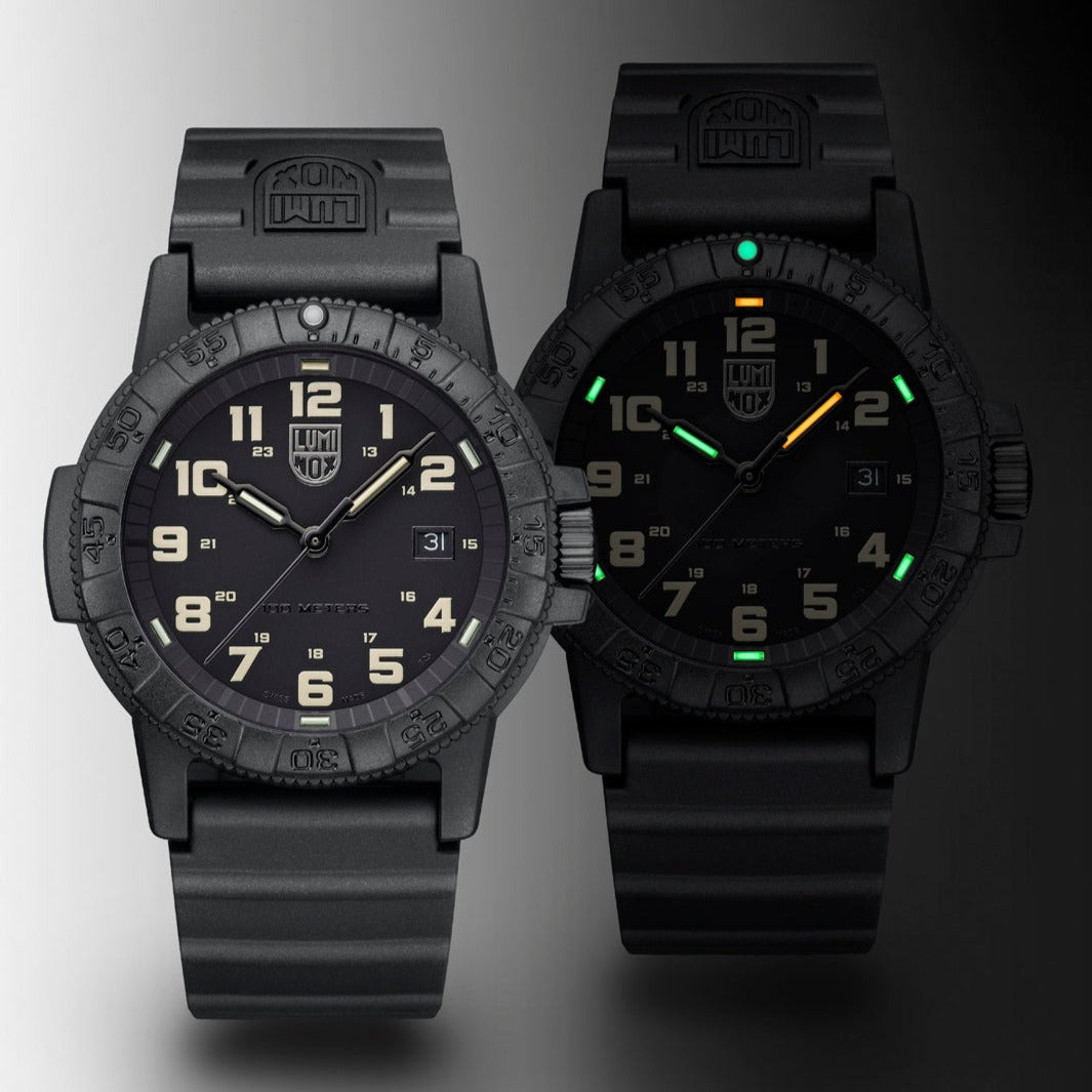 Leatherback SEA Turtle Giant, 44MM - Black Dial (Sand Markers)