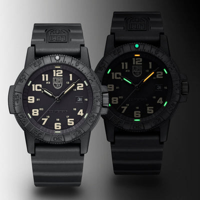 Leatherback SEA Turtle Giant, 44MM - Black Dial (Sand Markers)