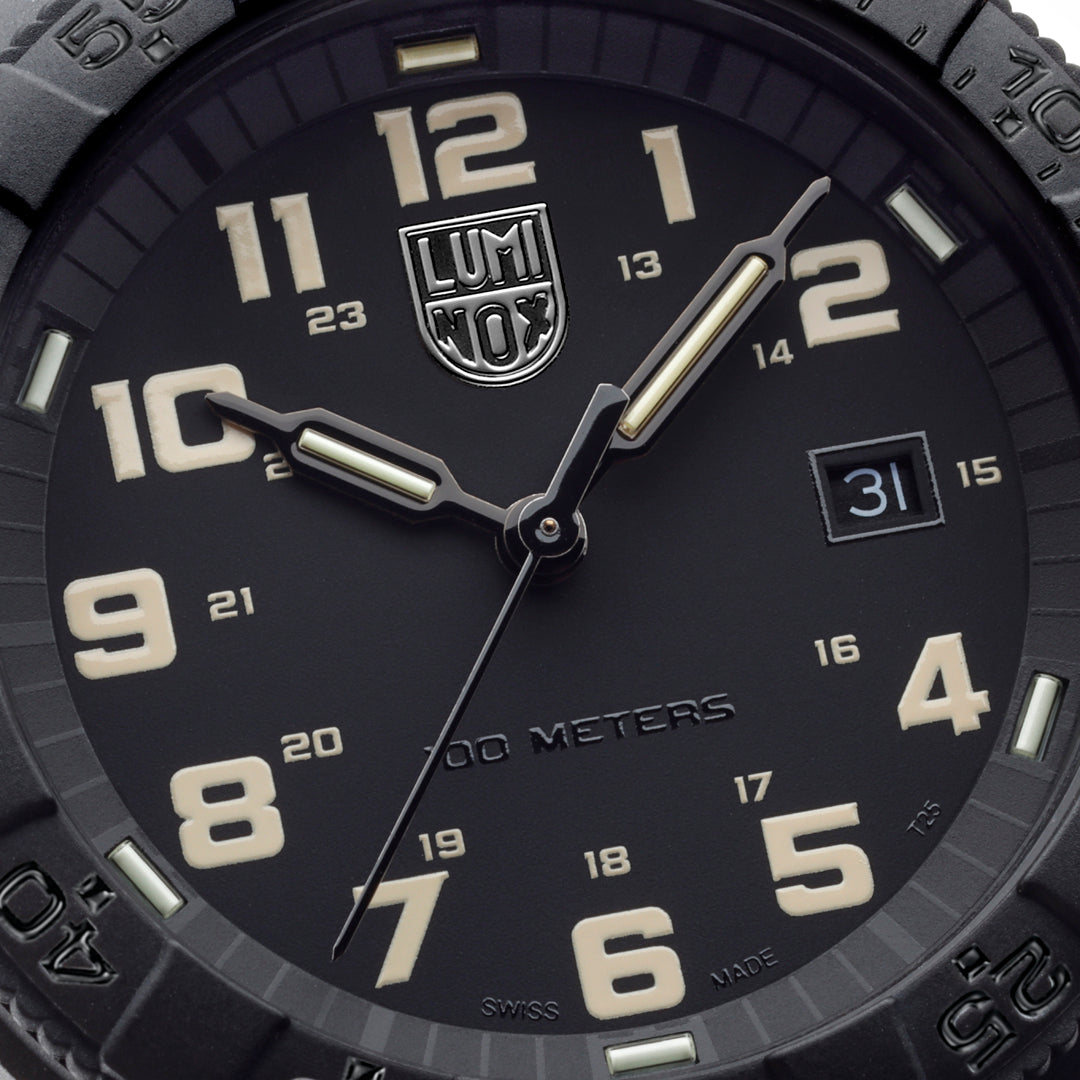 Leatherback SEA Turtle Giant, 44MM - Black Dial (Sand Markers)