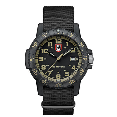 Leatherback SEA Turtle Giant, 44MM - Black/Sand Dial