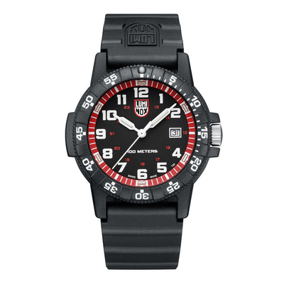 Leatherback SEA Turtle Giant, 44MM - Black/Red Dial
