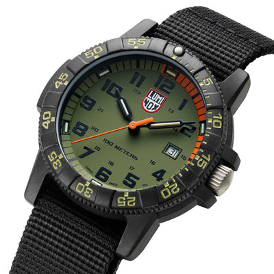 Leatherback SEA Turtle Giant, 44MM - Green Dial