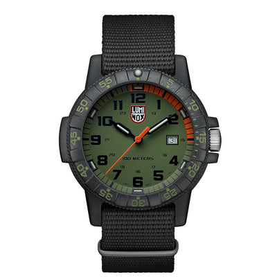 Leatherback SEA Turtle Giant, 44MM - Green Dial