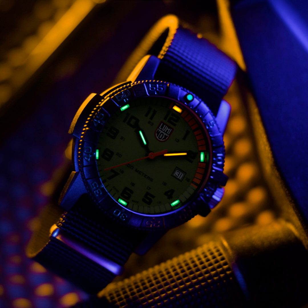 Leatherback SEA Turtle Giant, 44MM - Green Dial