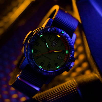 Leatherback SEA Turtle Giant, 44MM - Green Dial