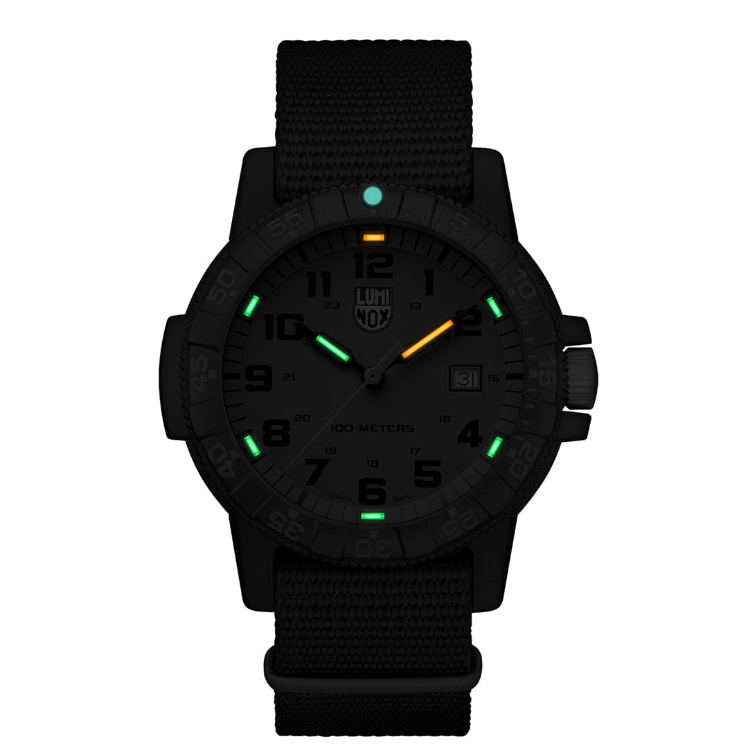Leatherback SEA Turtle Giant, 44MM - Green Dial