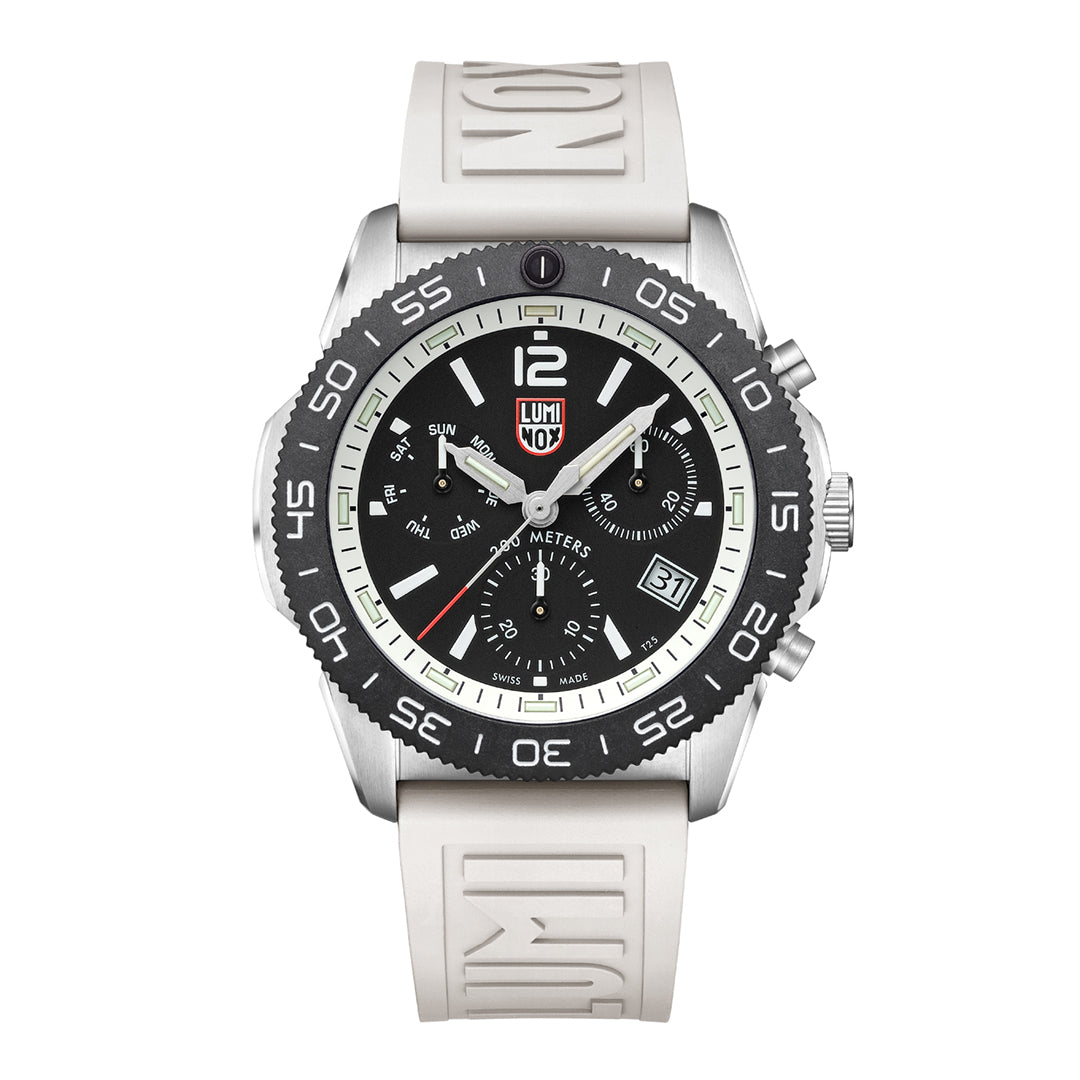 Pacific Diver Chronograph, 44MM - Black/White Dial