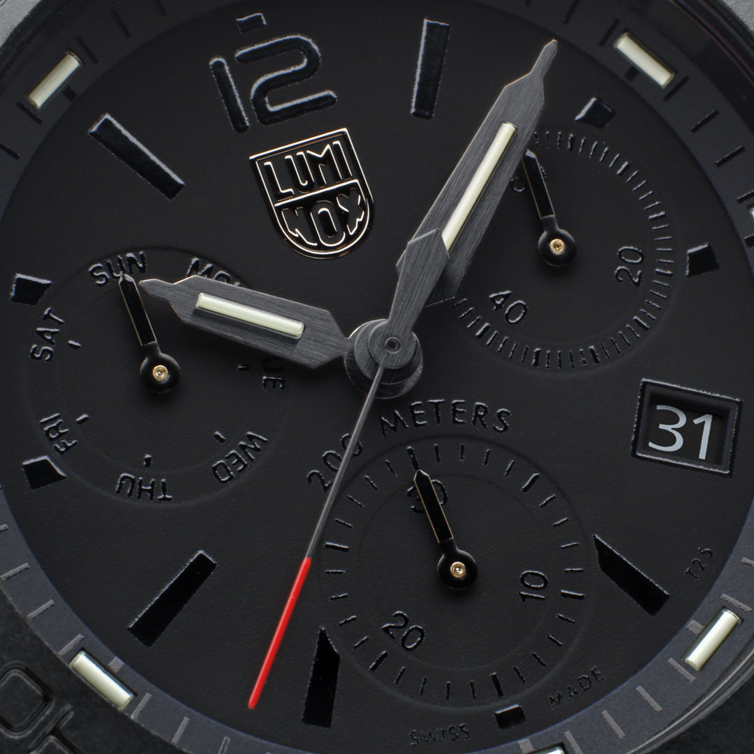 Pacific Diver Chronograph, 44MM - Black Dial (Black-Out)