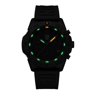 Pacific Diver Chronograph, 44MM - Black Dial (Black-Out)
