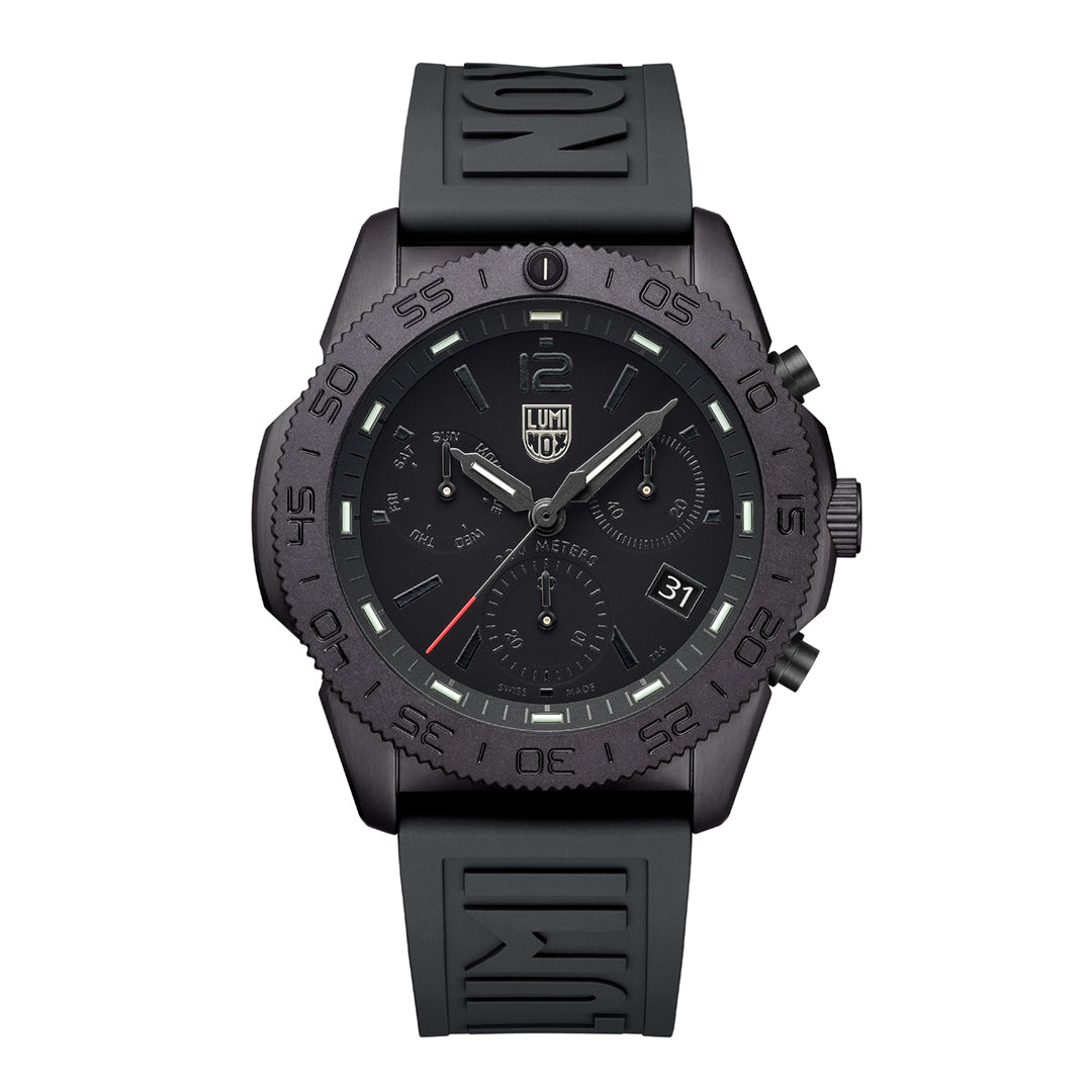 Pacific Diver Chronograph, 44MM - Black Dial (Black-Out)