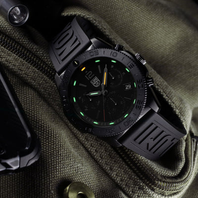 Pacific Diver Chronograph, 44MM - Black Dial (Black-Out)