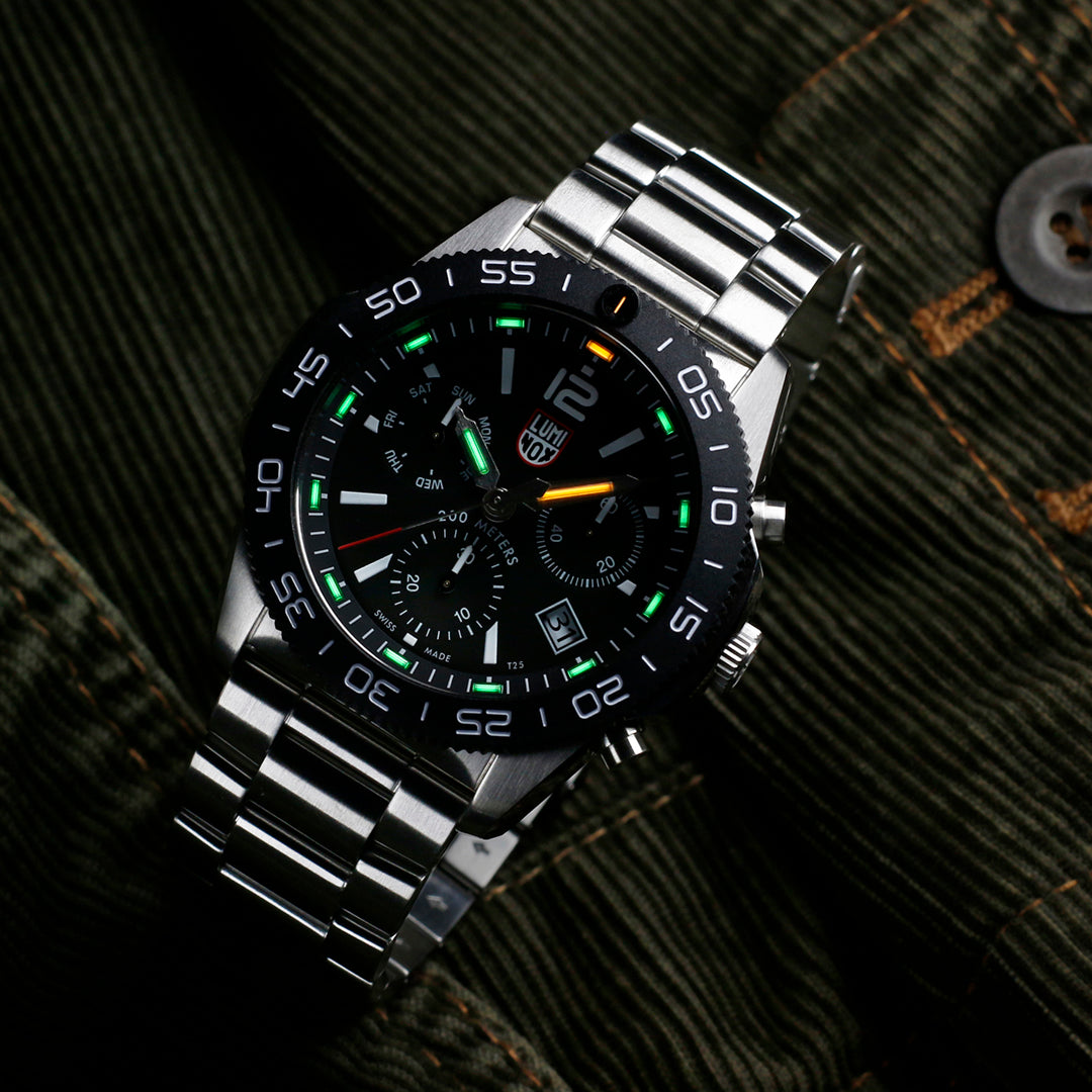 Pacific Diver Chronograph, 44MM - Black Dial