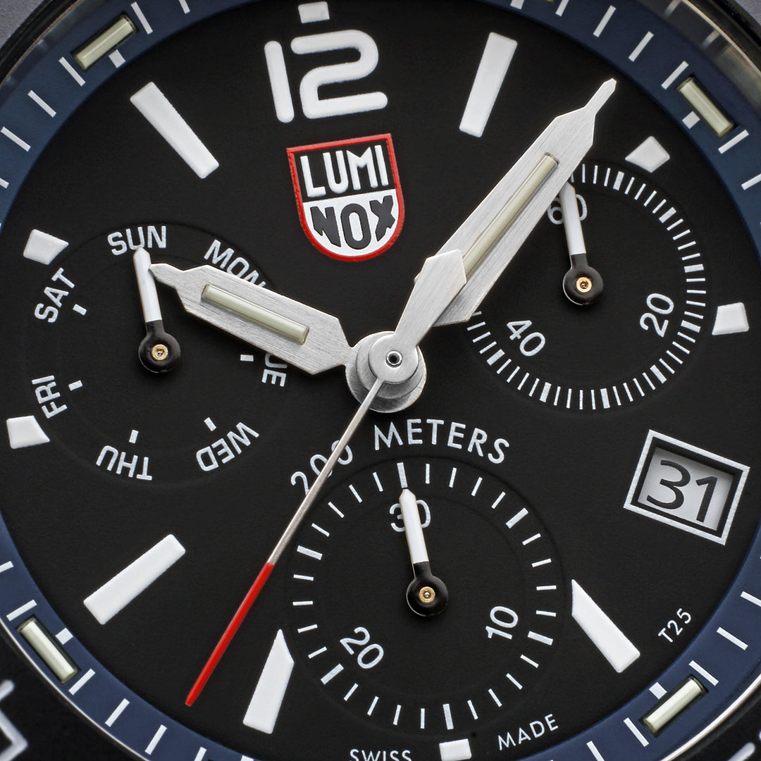 Pacific Diver Chronograph, 44MM - Blue/Black Dial