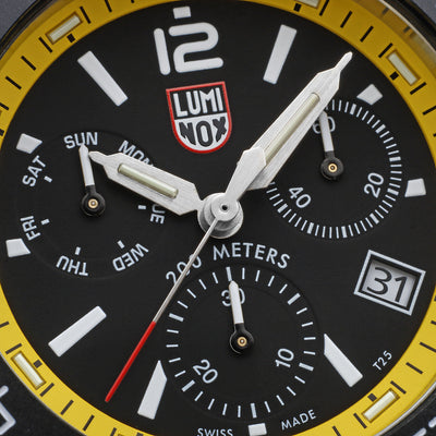 Pacific Diver Chronograph, 44MM - Black/Yellow Dial