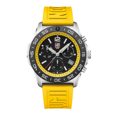 Pacific Diver Chronograph, 44MM - Black/Yellow Dial