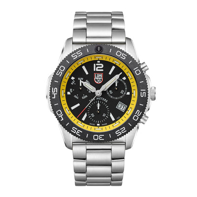 Pacific Diver Chronograph, 44MM - Black/Yellow Dial