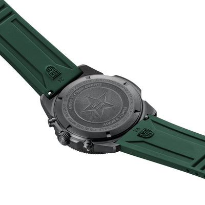 Pacific Diver Chronograph, 44MM - Black/Green Dial
