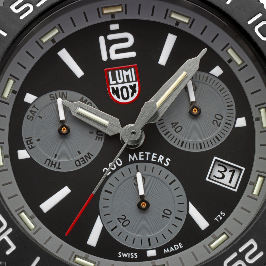 Pacific Diver Chronograph, 44MM - Black/Grey Dial
