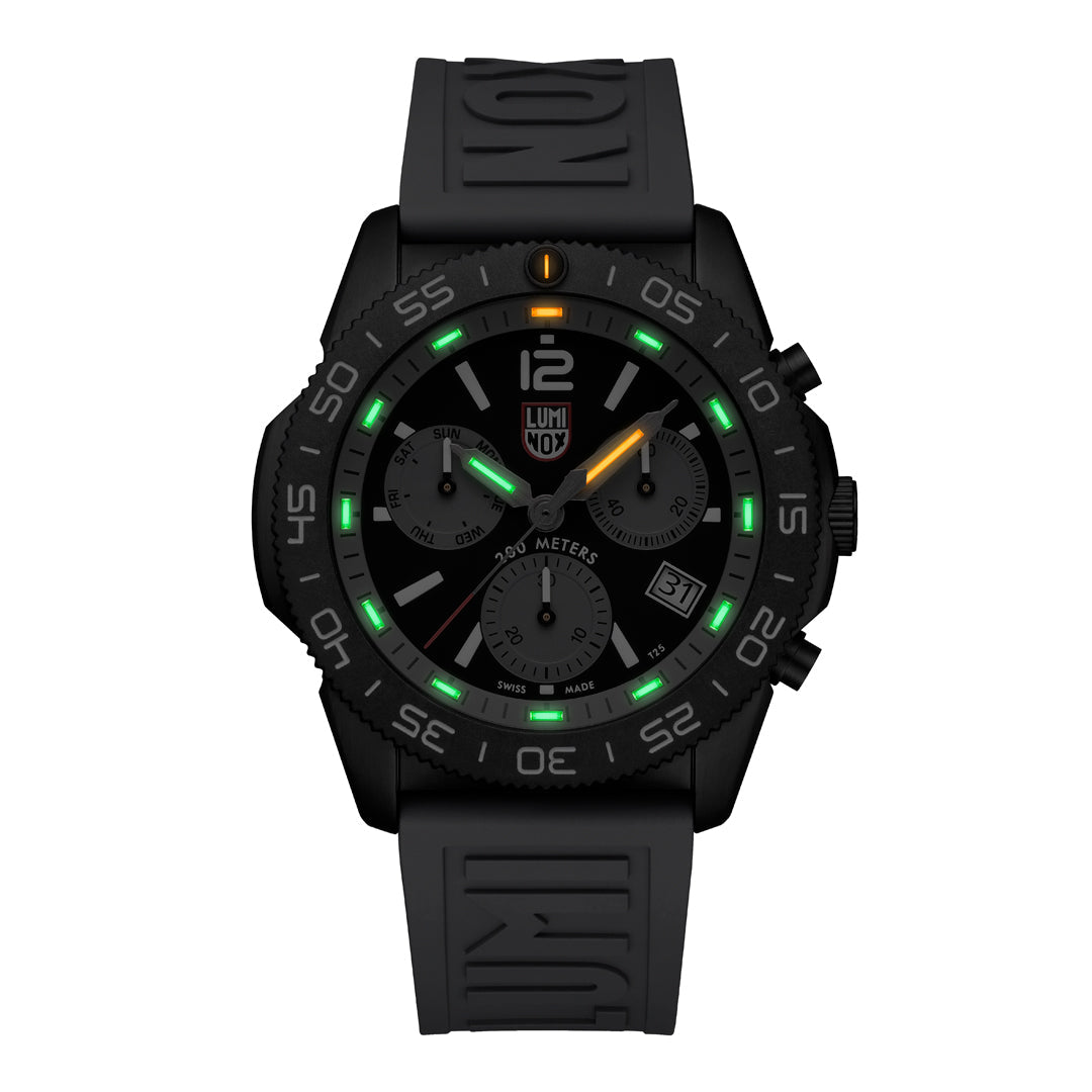 Pacific Diver Chronograph, 44MM - Black/Grey Dial