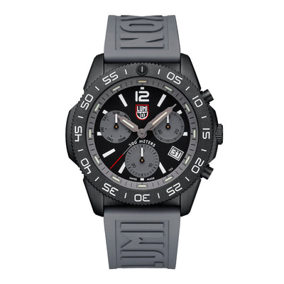 Pacific Diver Chronograph, 44MM - Black/Grey Dial