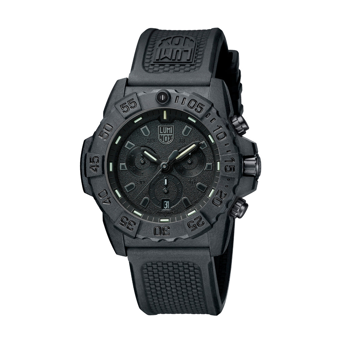 Navy SEAL Chronograph, 44MM - Black Dial (Black-Out)